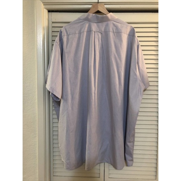 Christopher Hart Button Up Shirt Men's Size 21/22 Tall Short Sleeve - Picture 6 of 7